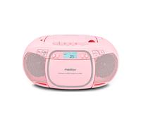 RADIO PORTATILE MEDION LIFE E66476, Lettore CD integrato, 4 W RMS, Rosa