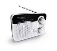 Radio portatile Metronic AM/FM e onde lunghe - Bianca