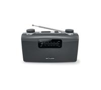 Radio portatile MUSE M-058 R - ingresso ausiliario - Grigio - FM/MW