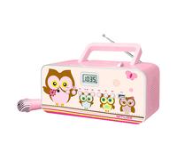 RADIO PORTATILE MUSE M-29KP, Lettore CD integrato, 1 W, Rosa
