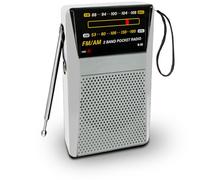 Radio Portatile Piccola, Radio AM/FM a Batteria da Tasca con Eccellente Ricezione e Jack per Cuffie, Mini Compatta Walkman per Esterni, Interni e Emergenze (argento)