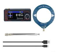 Radio portatile SI4732 con controllo S3 Master Band Full Band FM AM LSB Supporto USB HF SW VHF Ricezione 1.9 pollici IPS schermo antenna porta altoparlante integrato batteria 800mAh (blu)