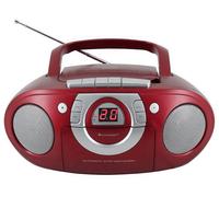 RADIO PORTATILE SOUNDMASTER SCD5100RO, Lettore CD integrato, 20 W, Rosso
