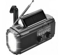 Radio portatile Sunstech RPE25 AM/FM LED Power Bank multifunzione nera