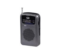 Radio portatile Trevi RA 710 AM FM analogica grigia controllo rotativo