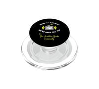 Radio prosciutto, e, amatoriale, radio, disegno, con, amatoriale, radio, simbolo PopSockets PopGrip per MagSafe