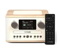 Radio PURE Classic C-D4 Bianco/Legno CD Bluetooth 15W DAB+ FM Internet