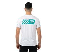 Radio Raceline Maglietta A Maniche Corte Back Print White