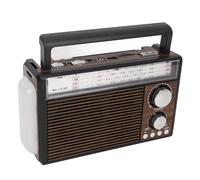 Radio retrò AM-FM, radio portatile vintage a onde corte con antenna e chip BT, radio retrò a batteria o CA con grande altoparlante Bluetooth per la cucina