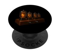 Radio retrò tubi a vuoto incandescente PopSockets PopGrip Adesivo