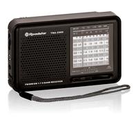 Roadstar Radio portatile analogica TRA-2989 AM/FM a batterie AA jack cuffie compatta Nera