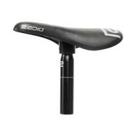 Radio Raceline Saddle With Seatpost Argento 27.2 mm Black / Black
