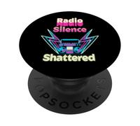 Radio Silenzioso Infranto Cultura Cassette Retro PopSockets PopGrip Adesivo