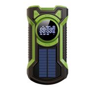 Radio Solare un Manovella Radio Meteorologica Portatile AM/FM/ con Torc8476