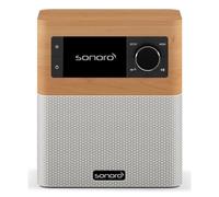Radio Sonoro STREAM Acero/Bianco Internet DAB Bluetooth Schermo TFT 2.4" IPX7