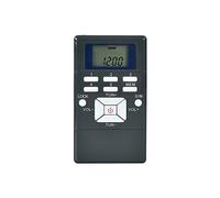 Radio Stereo FM da 1,2 Pollici con Ricevitore Digitale per Interpretazione Simultanea, Radio con Clip e Auricolare, Palestra, Grigio
