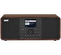 Imperial DABMAN i205 - Radio Internet/DAB+ (2 × 15 Watt, servizi di streaming, Bluetooth, Webradio, radio FM, display a colori, controllo app, sveglia) - effetto legno