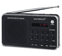 RADIO SUNSTECH Portable digital AM/FM radio silver