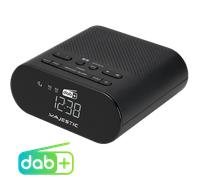 Radiosveglia (Rs-116dab) Radio Dab+FM,Usb Con 2 Allarmi Nero