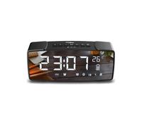 Orologio-Sveglia Greenblue 62917 Nero Grigio Monocromatica Nero/Grigio