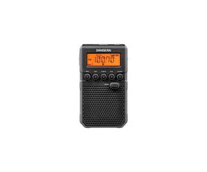Radio sveglia portatile - SANGEAN - DT-800 - Nero - Sintonizzatore AM/FM - Schermo LCD