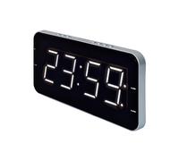 Radio sveglia ROADSTAR CLR 2615 PLL FM - Display Bianco Jumbo - Doppia Allerta - Dimmer a 2 Livelli