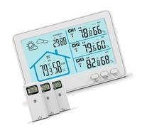 Radio Temperatura Umidità Osservare L'estensione Del Trasduttore Remoto 33 Piedi Schermo A Colori Stazione Meteorologica Per Uso Interno Stazioni Meteorologiche Igrometro