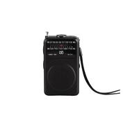 Radio W-215 FM/AM A Banda Intera e Canali Completi con Interfaccia da 3,5 mm e Torcia per Illuminazione di Emergenza All'Aperto A