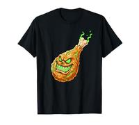 Radioactive Zombie Pollo Bacchette Horror Halloween Maglietta