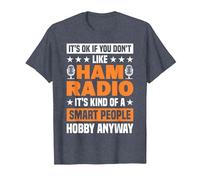 Radioamatori Smart People Hobby Anyway Operatore Radio Maglietta, Uomo, Pervinca, S