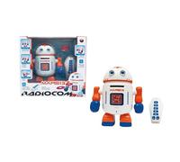 Radiocom - Mars 13 Robot RC ad infrarossi, Funzioni: movimento in avanti/indietro gira a destra/sinistra, luci e suoni programmabile, registra la voce e ripete, funzione demo, spara dischi in foam