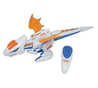 Radiocom ODS Mars // 12 Dragon, Dinosauro Radiocomandato ad Infrarossi, Robot con Funzioni Movimento, Suona e Balla, Lunghezza 46,5 cm, Età Consigliata +5 Anni