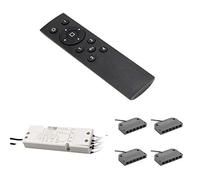 Radiocomando a 4 canali per illuminazione a LED 12V Sistema di commutazione dimmerabile all'infinito 60 W max.