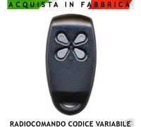 Radiocomando Bicanale 433,92 MHz Codice Variabile da 10 DipSwitch Securvera