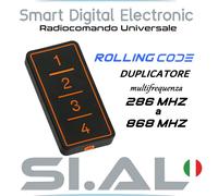 Radiocomando cancello universale duplicatore telecomandi automazioni NERO