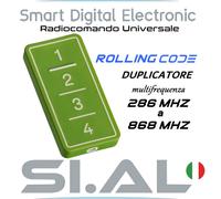 Radiocomando cancello universale duplicatore telecomandi automazioni VERDE