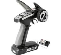 Radiocomando con impugnatura a pistola FlySky FS-GT2E 2,4 GHz Numero canali: 8