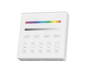 RADIOCOMANDO DA MURO 4 ZONE PER CONTROLLER STRISCE LED RGBW WIRELESS VT-2437-LED2917