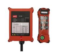 Radiocomando industriale Controller idraulico singolo a 6 pulsanti, telecomando for paranco elettrico for gru impermeabile,Segnale Super Stabile(1T 1R,AC DC24-264V)