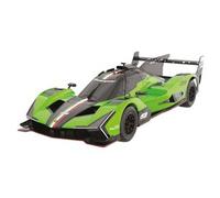 MONDO Motors Lamborghini SC63 Le Mans, modello in scala 1:24, fino a 8 Km/h di Velocità, auto giocattolo per bambini 63838, colore verde
