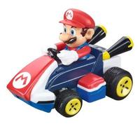 Radiocomando Mini Mario 2,4 GHZ scala 1:50 (6,2cm) MARIO KART Blu e Rosso 37043