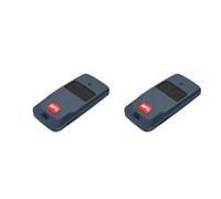 Radiocomando originale BFT Mitto Cool C2, Telecomando 433 MHz a 2 Canali per Cancelli e Garage, D112306 Set da 2 Pezzi