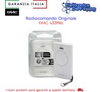 FAAC TELECOMANDO PER CANCELLO DUE CANALI XT2 433 SLH LR COLORE BIANCO 787007