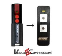 RADIOCOMANDO ORIGINALE SOMMER 4014V000 2 TASTI 4014TX FM 434,42Mhz TX03-434-2-XP