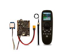 Radiocomando RXG7-TXG4 con Display A Colori, Scheda Ricevente 6-15 V CC e Modulo GPS per La Modifica di Barche da Pesca Radiocomandate.