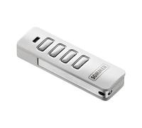 Radiocomando Telecomando 4 Canali SOMMER PEARL BIANCO ARGENTO 4018V020 868,8 MHz