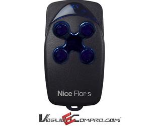 RADIOCOMANDO TELECOMANDO ORIGINALE NICE FLO4R-S 433Mhz ROLLING CODE AUTO-LEARN 4