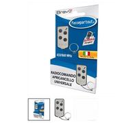 Bravo Radiocomando Apricancello Passepartout X - Codice fisso 433/868 MHz - 4 tasti