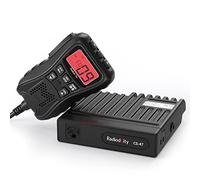 Radioddity CS-47 Mini radio CB, AM/FM, 40 canali, microhone con un solo gesto, altoparlante integrato con riduzione del rumore, ampio display LCD retroilluminato a 7 colori, VOX, guadagno RF a lungo