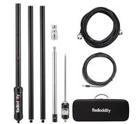 Radioddity HF-009 Antenna HF portatile, antenna verticale 5-50 MHz, SWR 1.0-1.5, compatibile con Xiegu G90/X6100/X6200, Radioddity QT40/QT60/QT80, per ricetrasmettitori HF e radio mobili